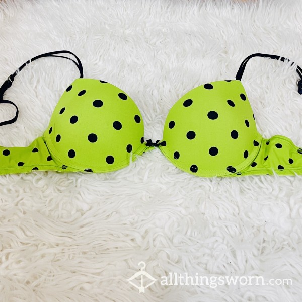 Push Up Underwire Preppy Bra