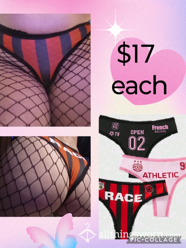 Race Print Thongs