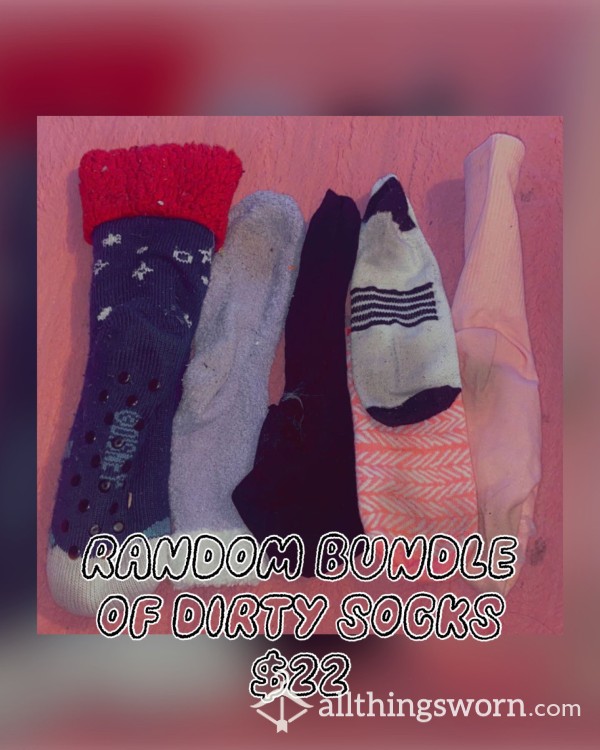 Radom Lot Of Dirty Smelly Stinky Socks