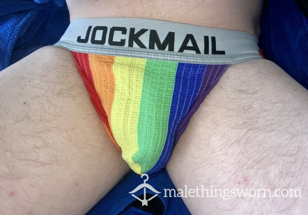 Rainbow Jockstrap Ready To Customise For Your Pleasure