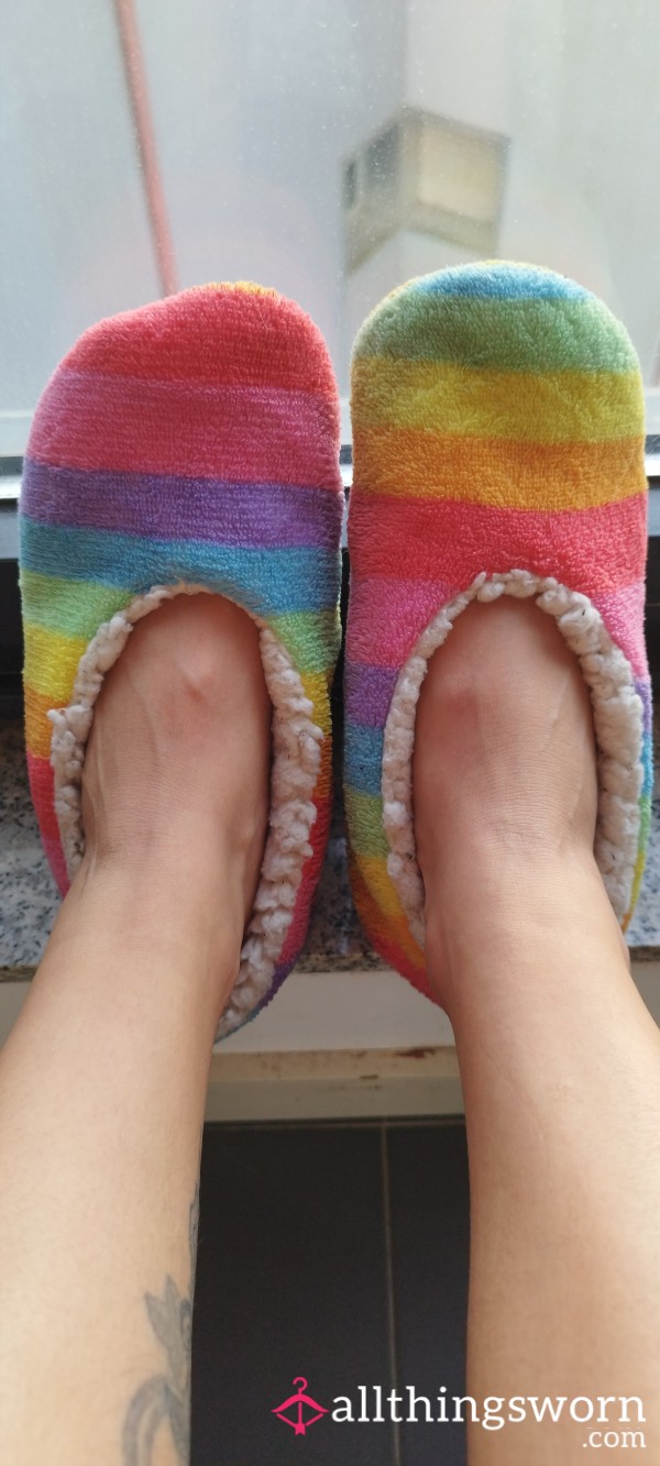 Rainbow Slippers