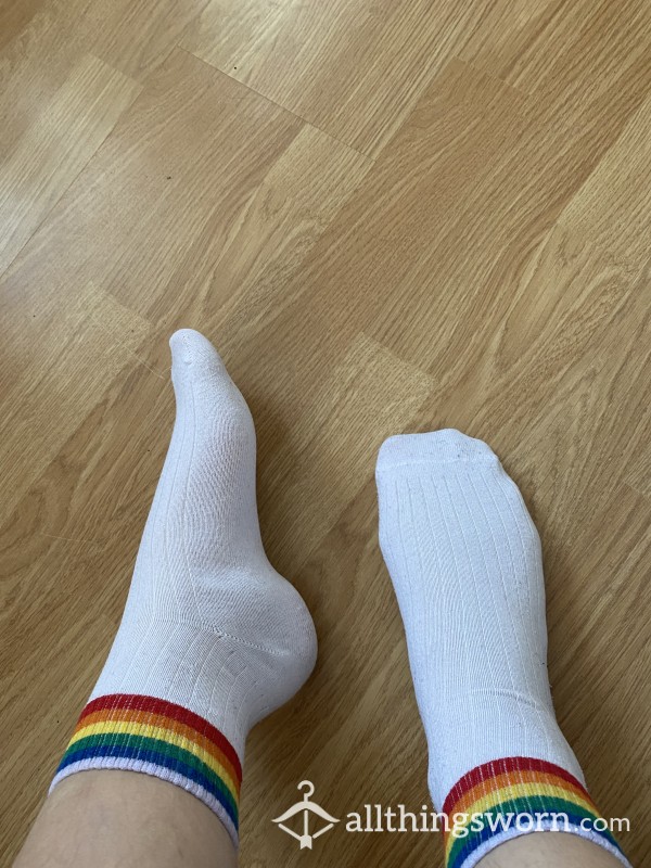 Rainbow Socks🏳️‍🌈 Used 24h