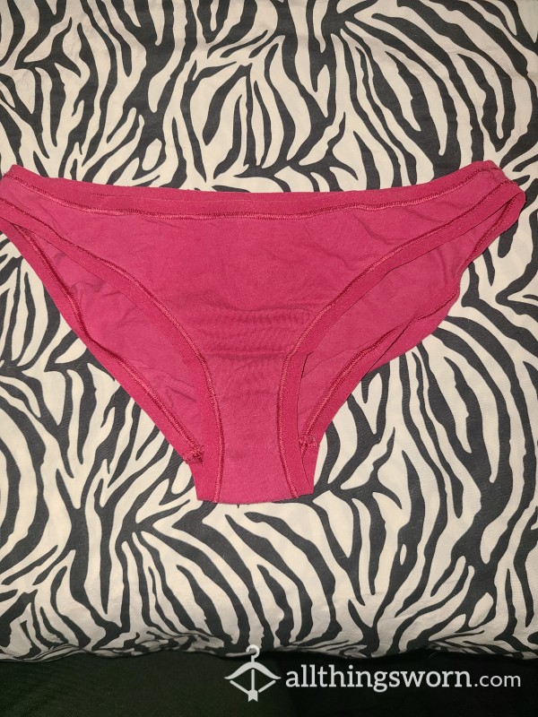 Red Cotton Bikini Panty