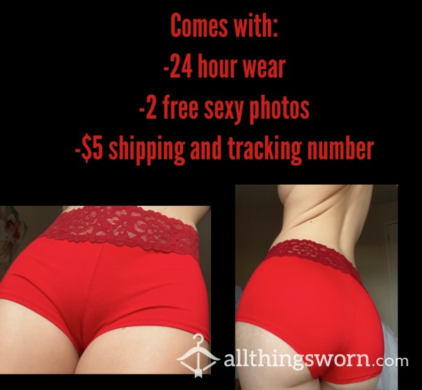 Red Boyshorts