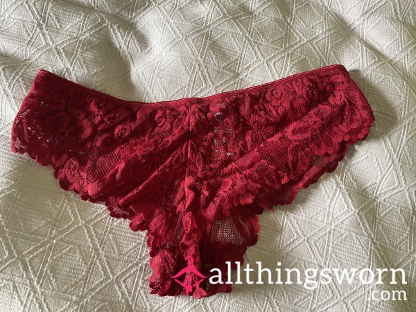 Red Lacy Panties