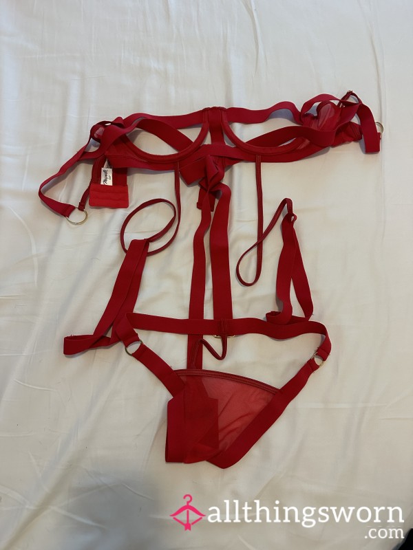 Red S**y Bandage Lingerie