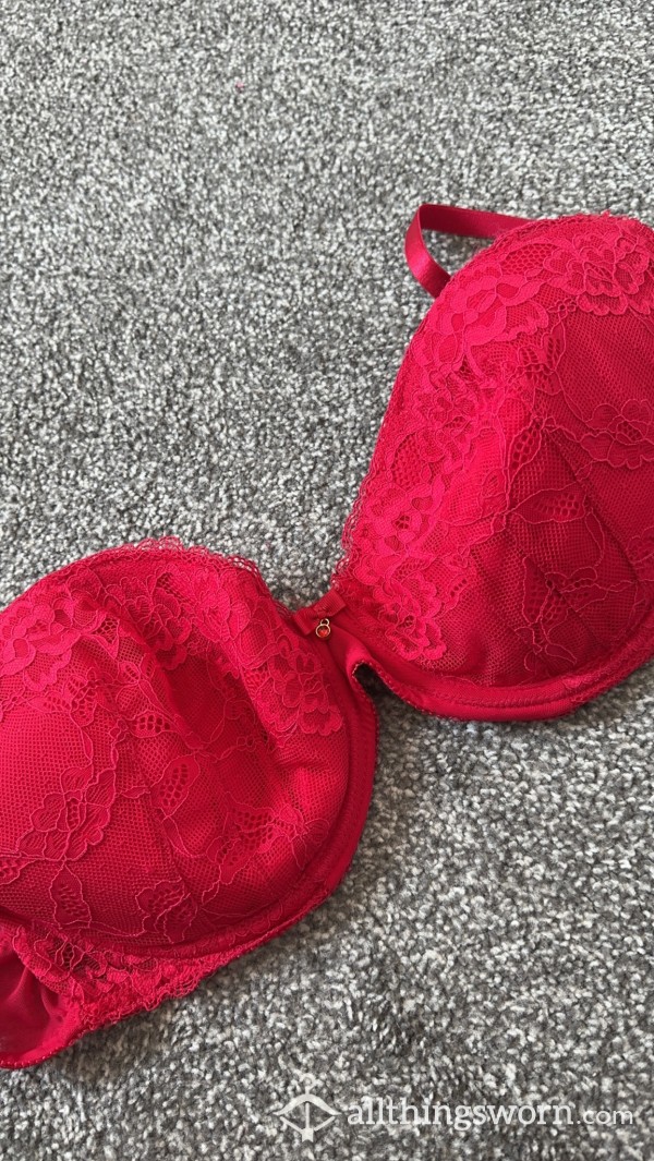 Used Red S**y Bra