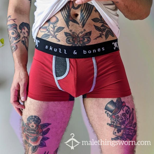 Red Skull & Bones NYC Boxers