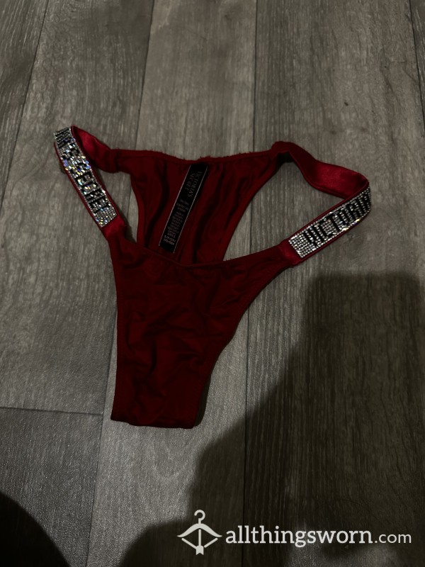 Red Used Panties