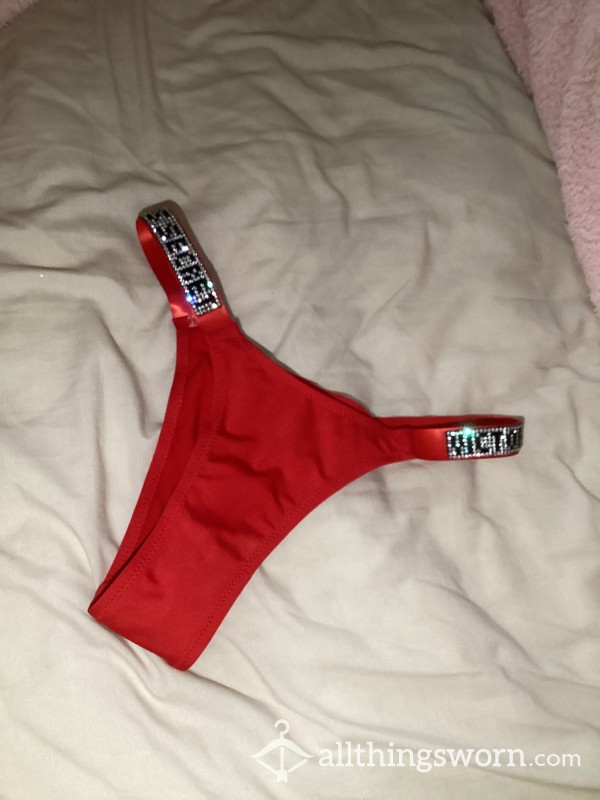 Red Victoria Secret Thong