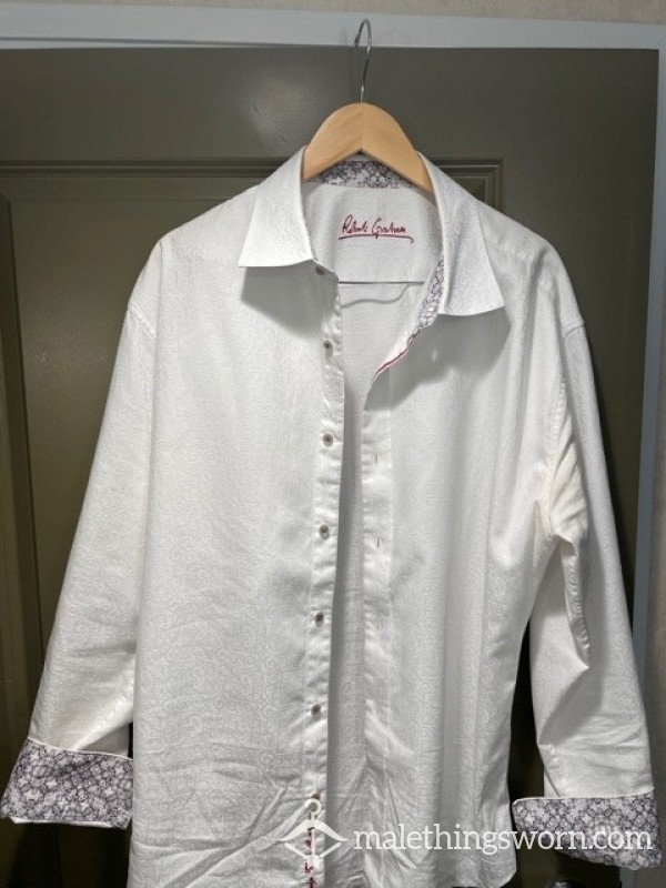 Robert Graham Dress Shirt With Underarm Smell