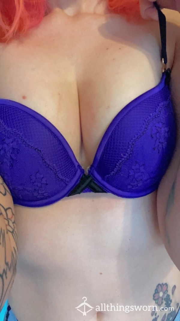 Royal Purple Push Up Bra