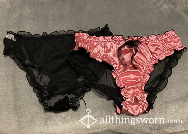 Satin Mesh Panties