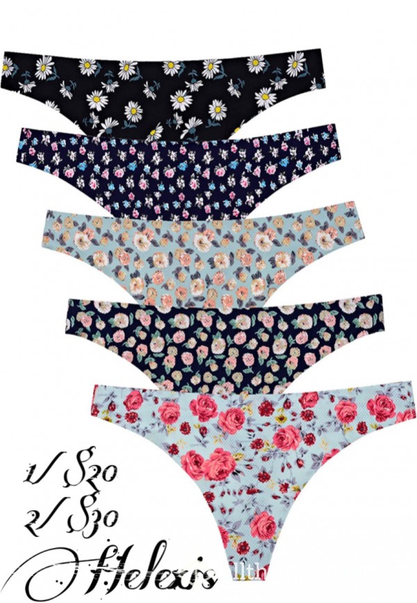 🌸 Seamless Flor*l Thongs 🌻