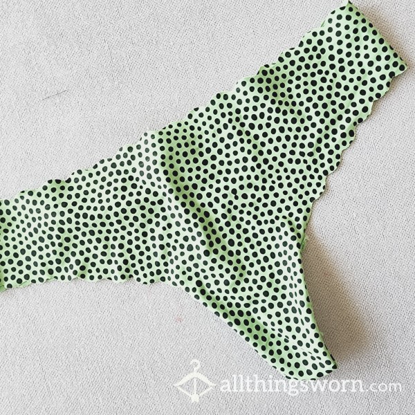 Green & Black Polka-dot