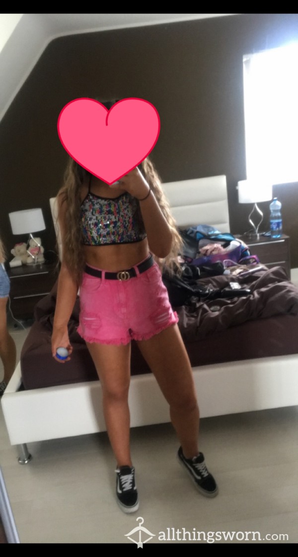 Sequin Crop Top