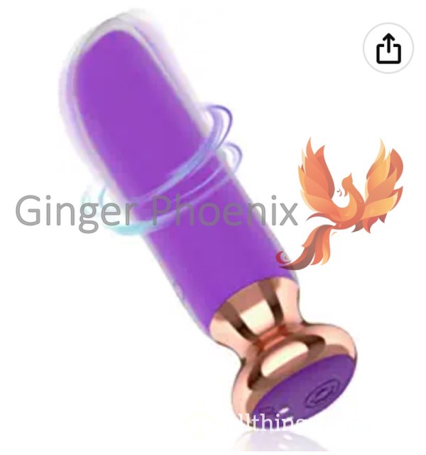 S** Toy:  Purple And Gold Soft Vibe!  Xx  Lovingly Used And Prepared To Order  Xx  Comes With Magnetic Charger  ;)  Xx