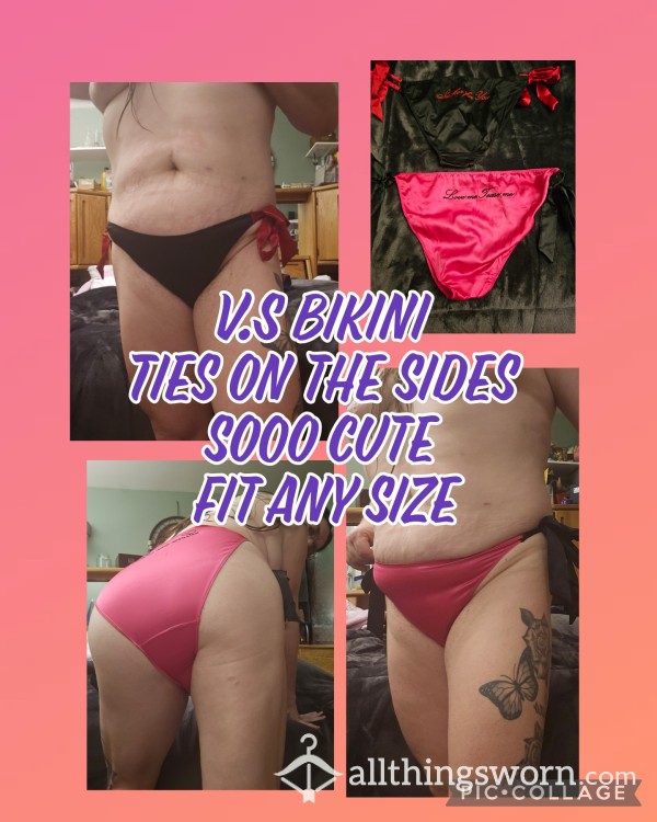 S**t Tie Satin Panties V.s