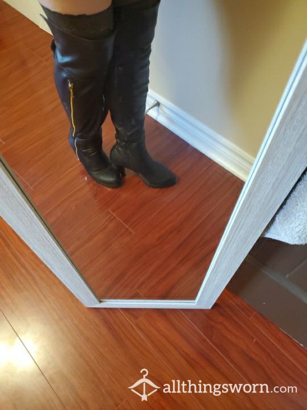 S**y Black Hooker Boots