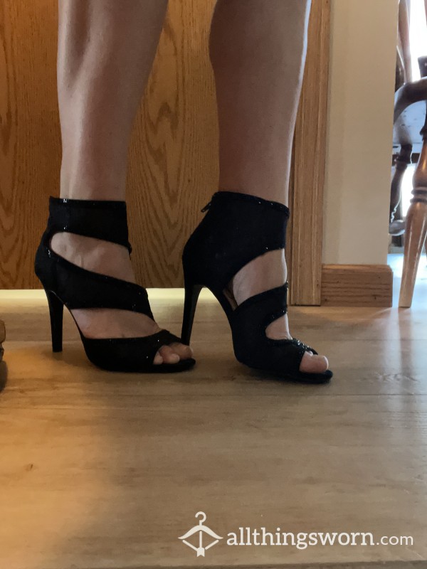 S**y Black Lace Jessica Simpson Heels