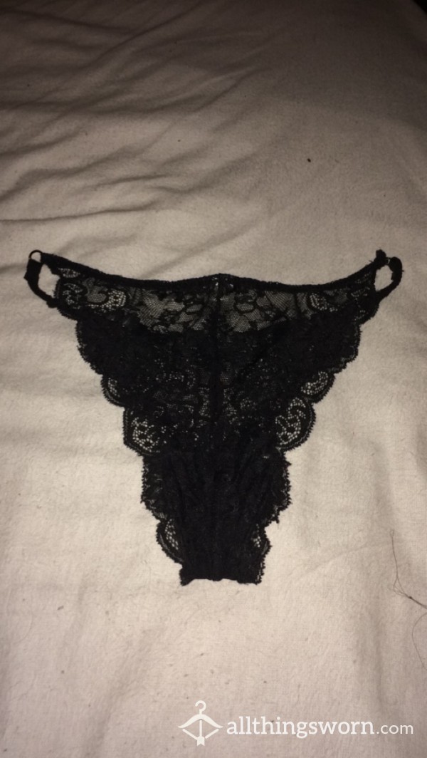 S**y Black Lace Panties