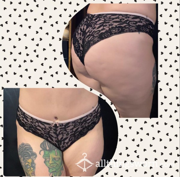 S**y Black Lace, Worn 24 Hours