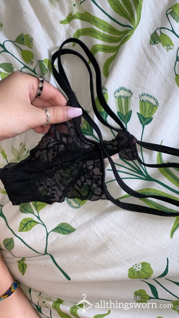 S**y Black Worn Panties