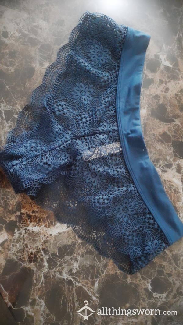 S**y Blue Lace Panties