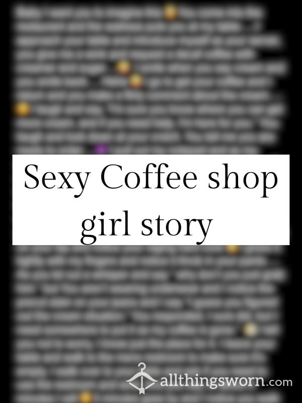 ☕️🥵 S**y Coffee Girl Shop Story🥵☕️