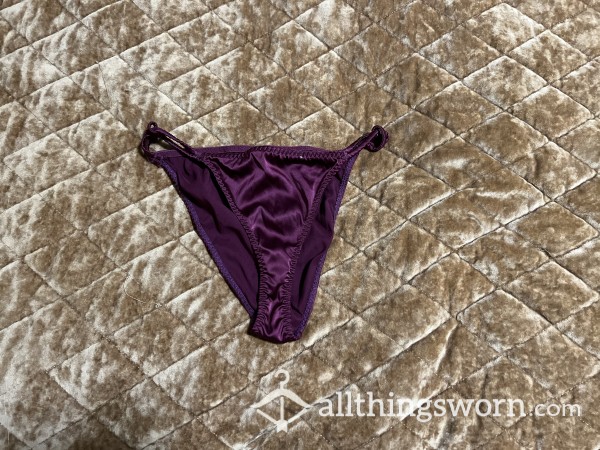 S**y C*m Stained Small Satin Panties