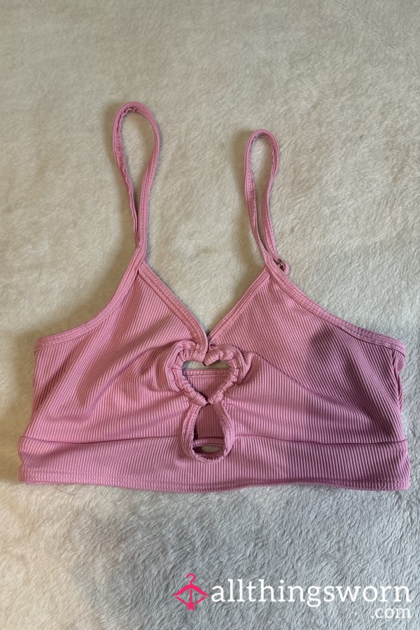 S**y Heart Aesthetic Pink Bikini Lingerie Top