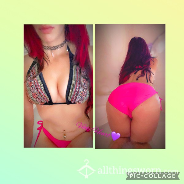 S**y Hot Pink Bottoms Bathing Suit👙