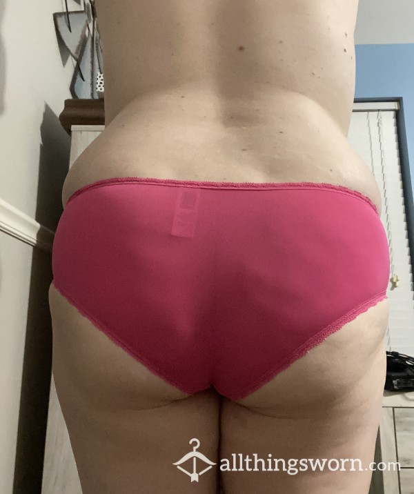 S**y Hot Pink Full Back Panties