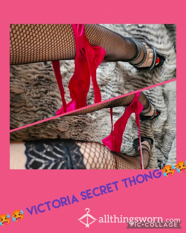 🥵🥵s**y Hot Pink 🩷 Victoria Secret Sparkly Thong🥵