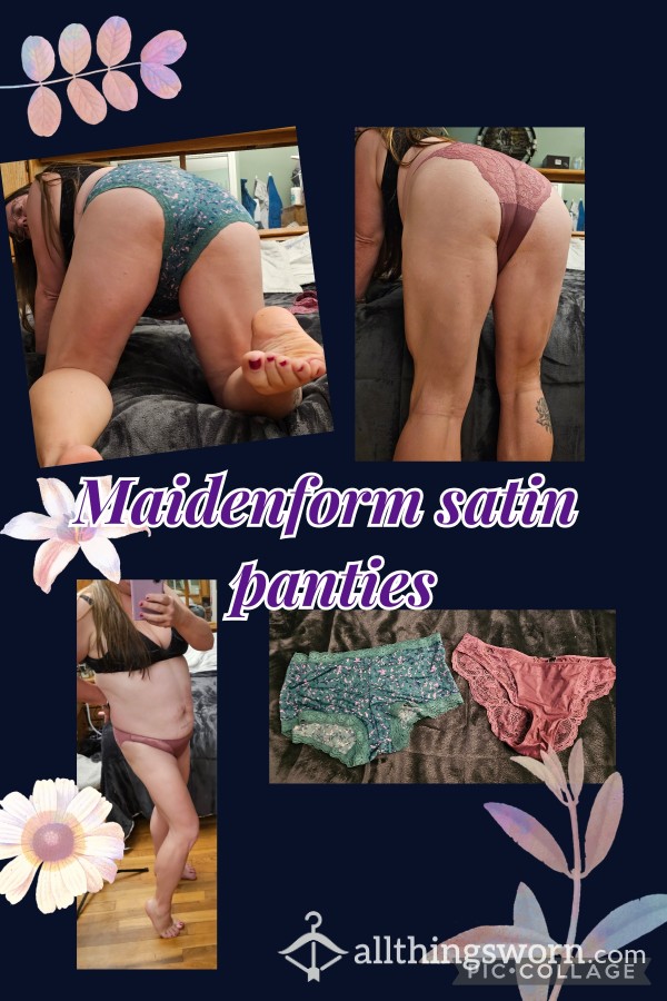 S**y Maidenform Panties Satin Soft