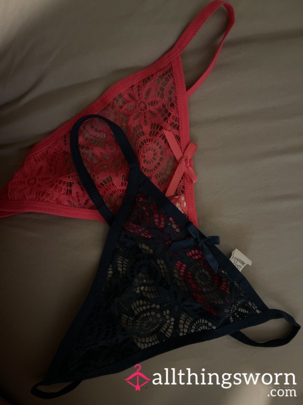 S**y Pink And Blue G-string