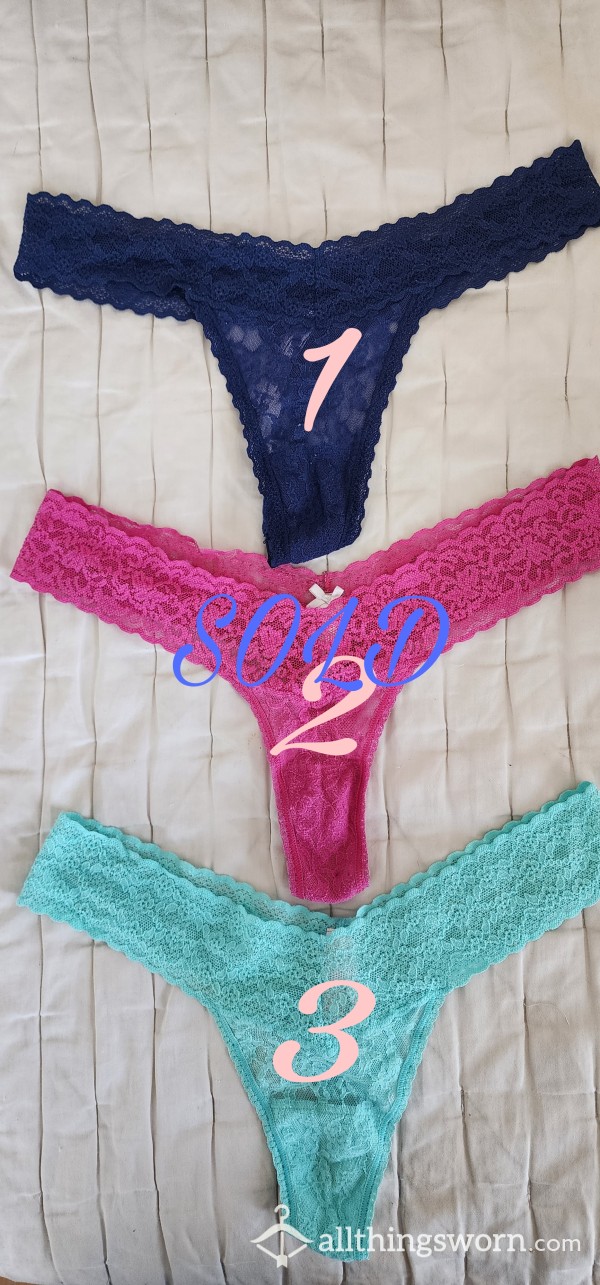 S**y VS Lace Thongs!