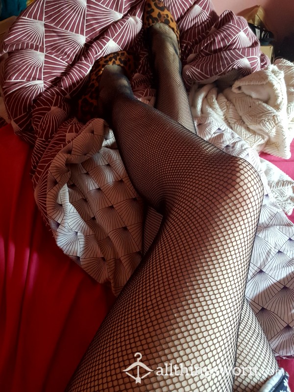 S**y Worn Fishnet Tights...