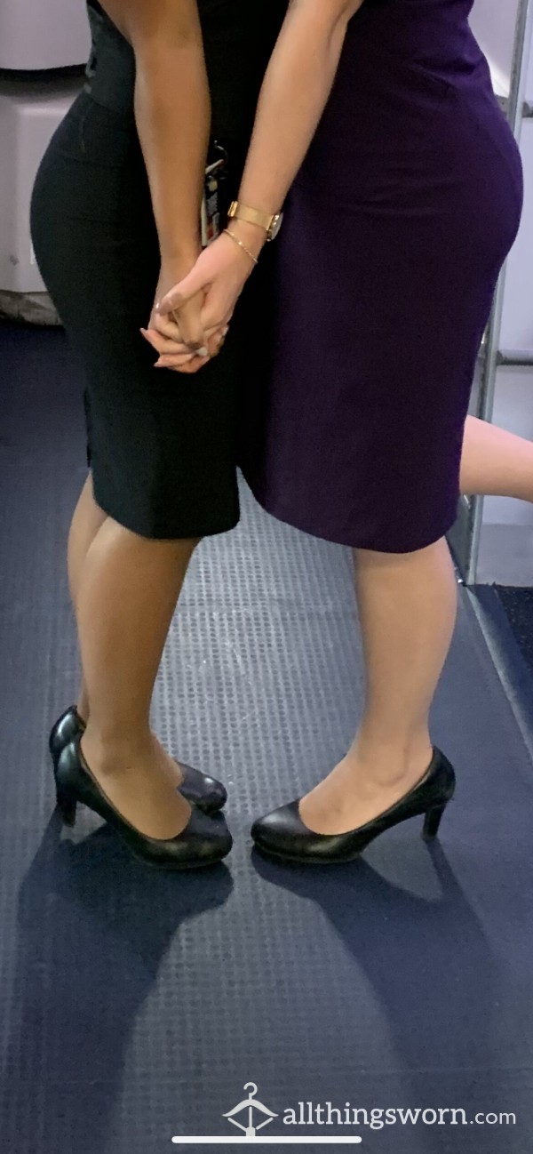 S**Y Worn Flight Attendant High Heels