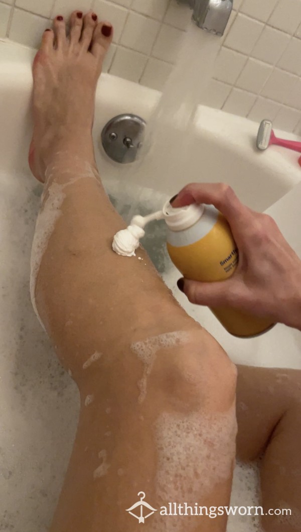 Shaving In The Bathtub