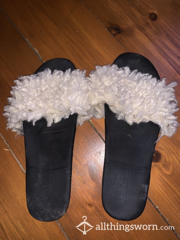 Sheepskin Fuzzy Sliders