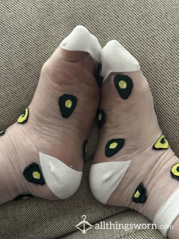 Sheer Avocado Socks