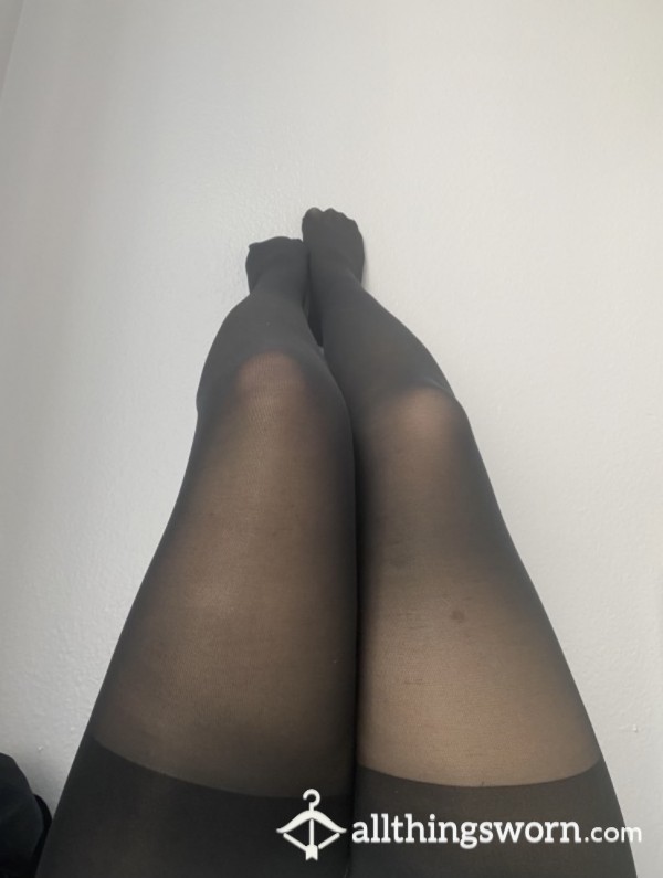 Sheer Black Pantyhose 🖤