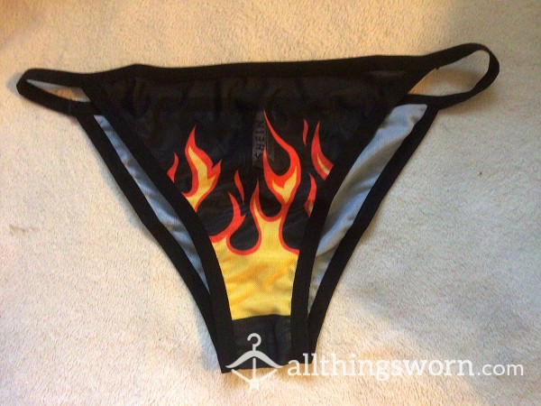 🔥♥️🔥 SHEER FLAME CHEEKY PANTIES  🔥♥️🔥