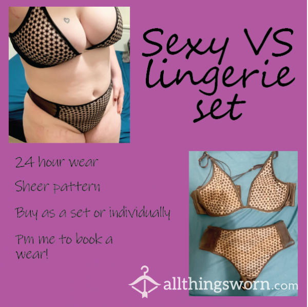 Sheer VS Lingerie Set