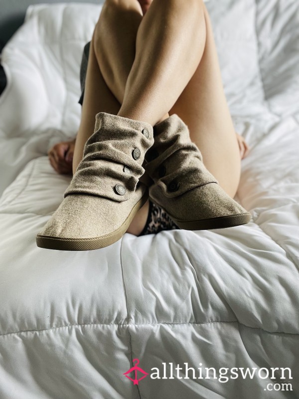 Shoes: Worn Blowfish Booties