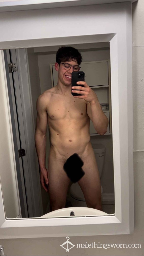 Showing Off Then C*mming On Mirror