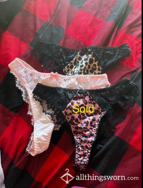 Silk/lace Thongs