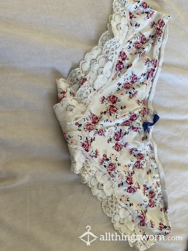 Silk/satin Fee Flowery Panties!