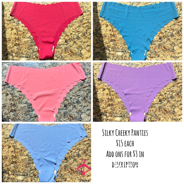 Silky Cheeky Panties Multiple Colors